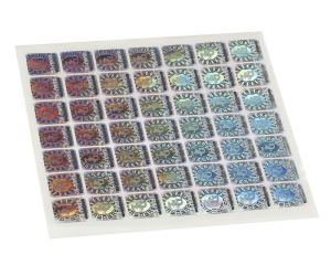 Glossy Logo Security Hologram Stickers